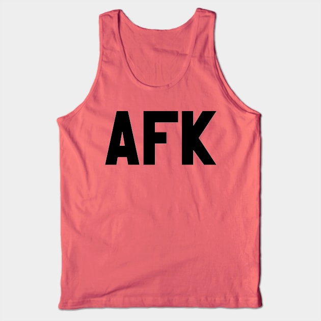 AFK Tank Top by snitts